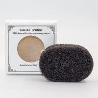 Esponja Konjac exfoliante de carbón para una limpieza profunda de los poros