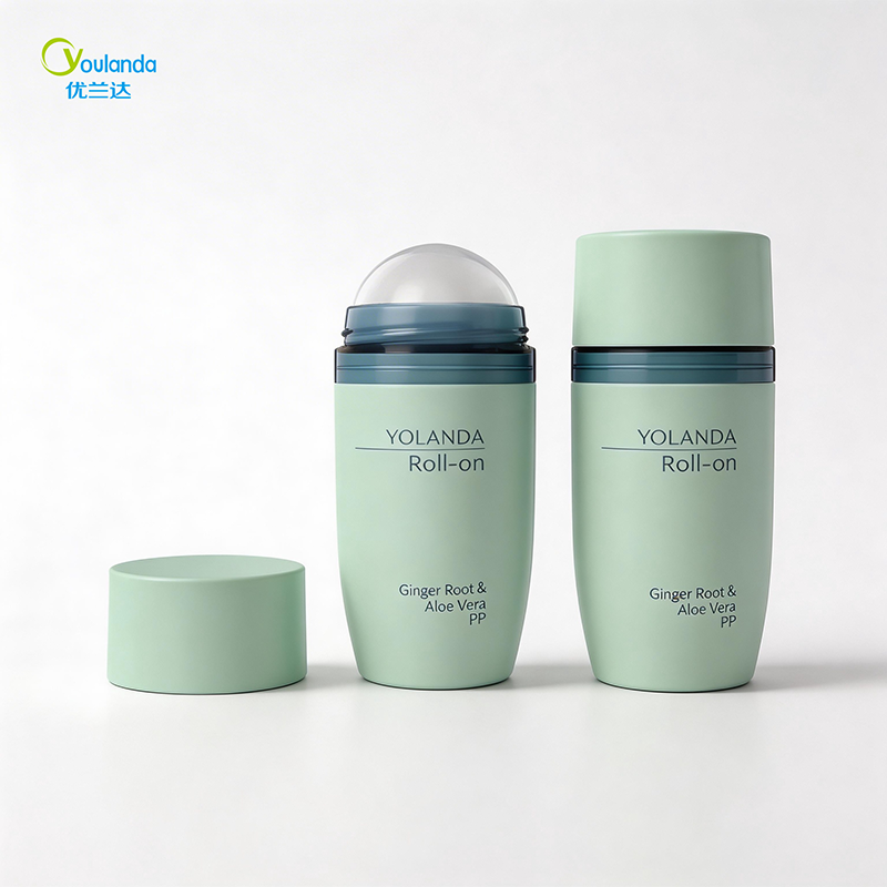 Lightweight Plastic 50ml Empty Roll On Bottle Suitable for Essential Oils and Deodorant Formulations with Smooth Roller