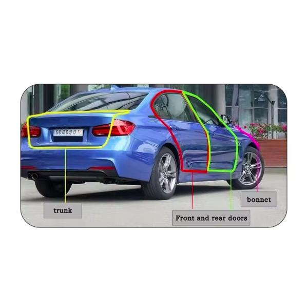 OEM Rubber Self Adhesive Automotive Weather Stripping Seal Strip For Window