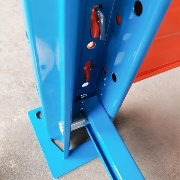 Solução de armazenamento de armazém Sistema de estantes de paletes de aço para utilização óptima do espaço