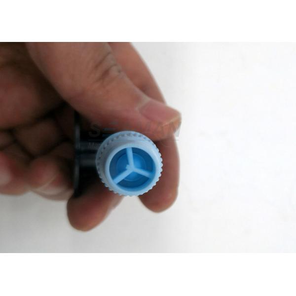 PVC / TPU Air Blow Mouth Oral Tube With Swivel Valve For Swim Safety Buoy Bag