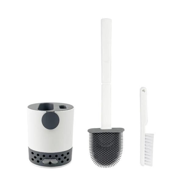 la escobilla y el tenedor largos mágicos de la taza del inodoro de 250g Tpr fijaron pequeño