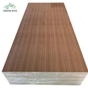 18mm Teak Veneered MRMDF For Furniture