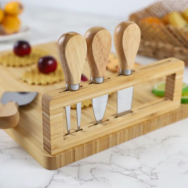 Porte-couteau en bois antibactérien pour fruits Porte-couteau pour fromage Porte-couteau pour fromage