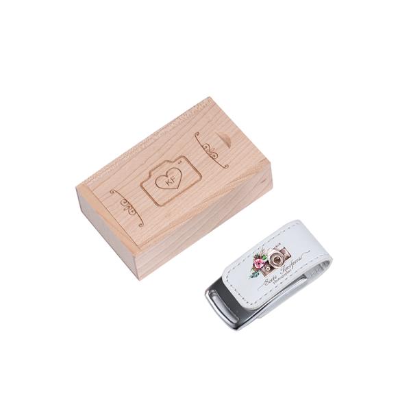 Фотографии на заказ Свадебный подарок Кожаный USB Флэш Диск 8 ГБ 16 ГБ 32 ГБ 128 Гб Пэндрайв