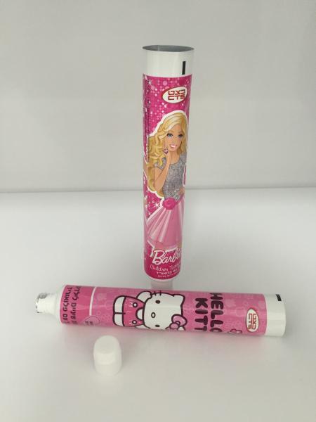 Printed 50g Aluminum Barrier Laminated Round Tube 250u/12u Thickness