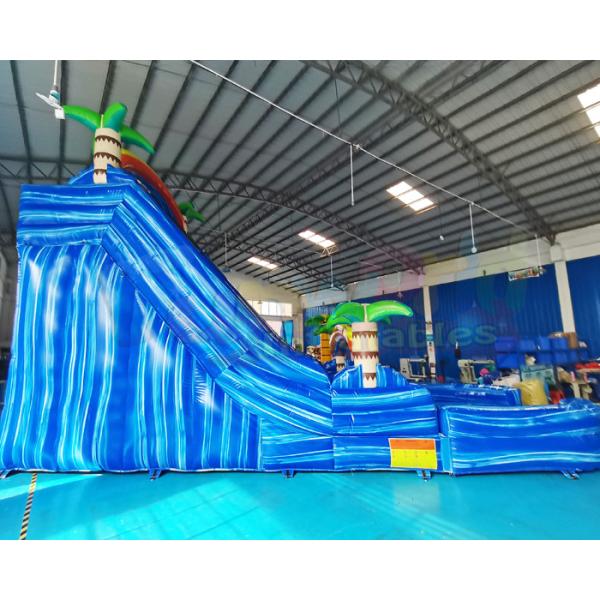 дети водных горок PVC 0.55mm на открытом воздухе раздувные отскакивают дом