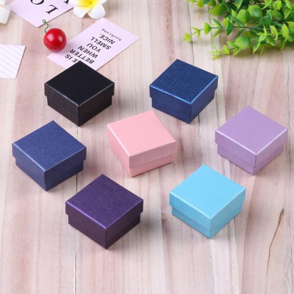 Hot Stamping Paper Jewelry Boxes Bow Tie Lid And Base Cardboard Paper Packaging Gift Box