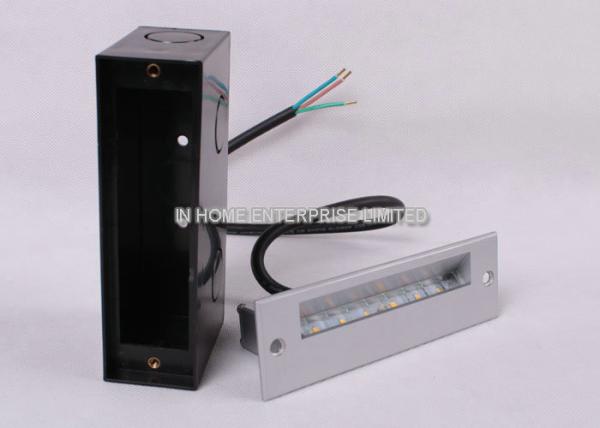 A parede exterior Recessed quadrado ilumina a luz conduzida fixada na parede 145 * 45 da etapa da escada