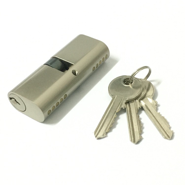 75mm Oval Profile Cylinder Lock Brass Key Lock Cylinders Big