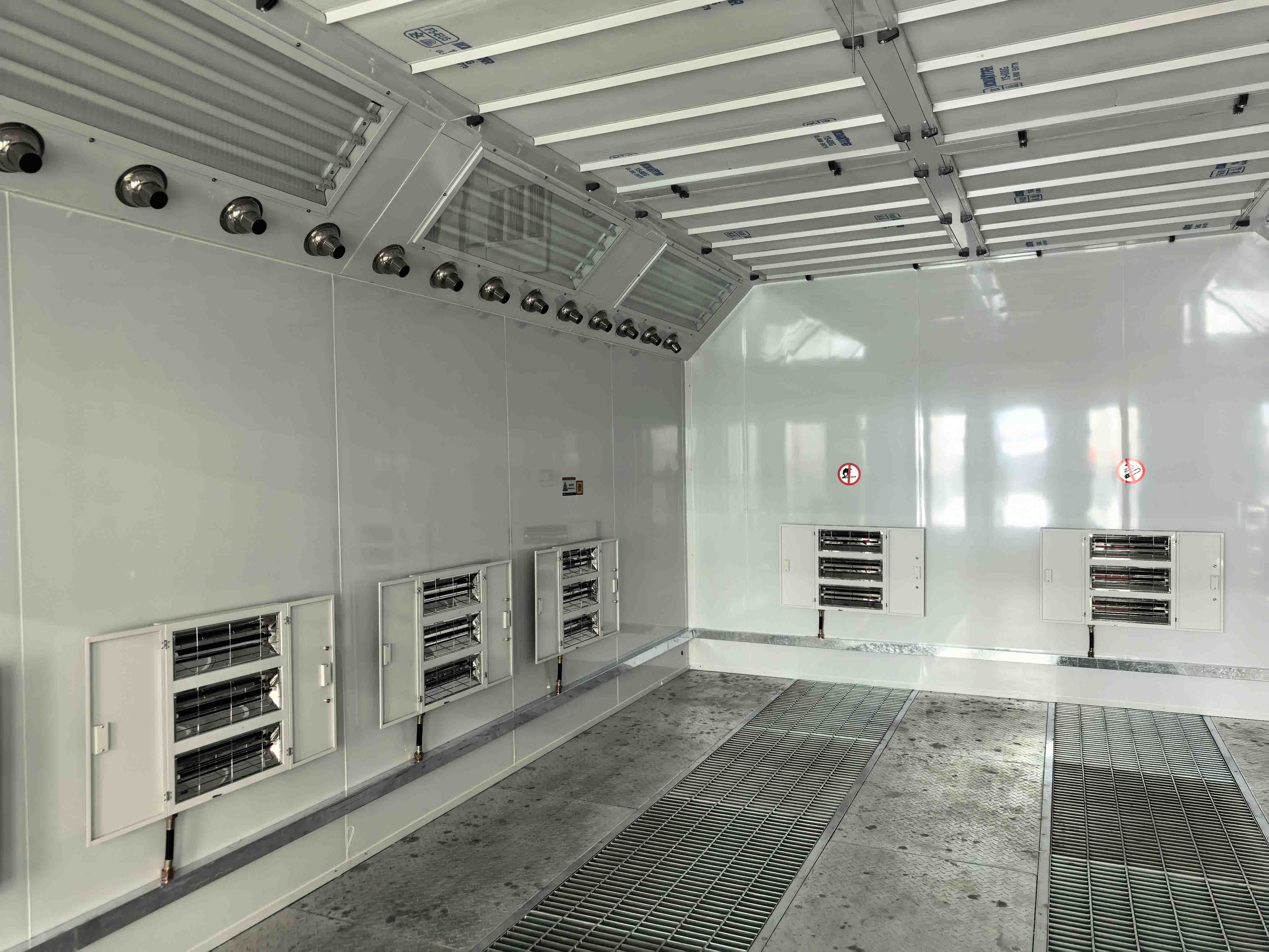 Spray Booth Paint & Curing Booth Interior Air-handling