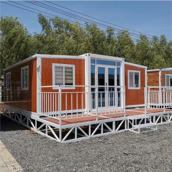 40ft Luxury Expandable Shipping Container House Steel Construction ISO9001 ISO45001 CE