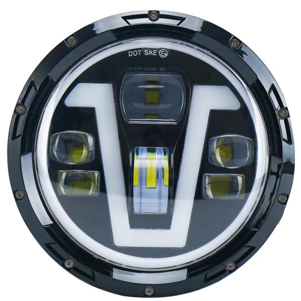 Customized 50W 7 Inch Motorcycle Headlight for Honda Modification For Replace/Repair
