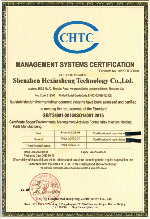 Shenzhen HXS Technology Co., Ltd. Сертификации
