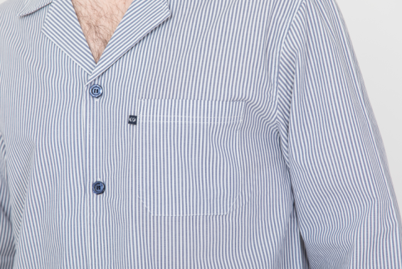 Trendy Breathable Mens Winter Sleepwear , Mens Extra Warm Pyjamas Anti Shrink