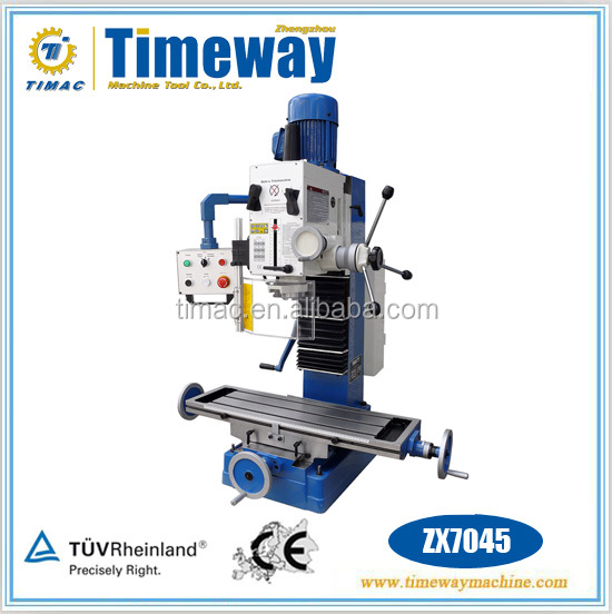 Blue and White Multifunctional Drilling Milling Machine with Normal CNC
