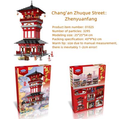 Tang Dynasty Modern Military Models Architecture ABS Plastic