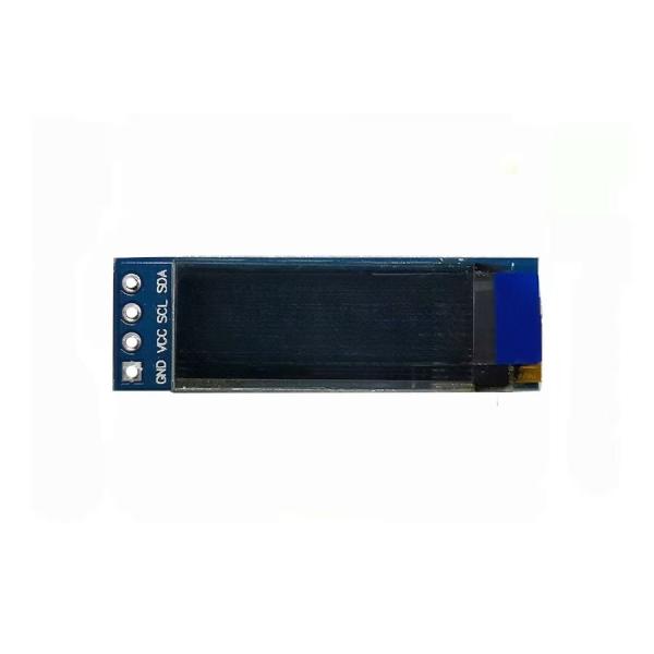 0.91 inch OLED with PCB 128x32 dots  IIC interface  driving IC  SSD1306 120C/D