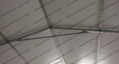 White Color 8x15M Water Proof Military Army Tent With Pvc Screen Windows