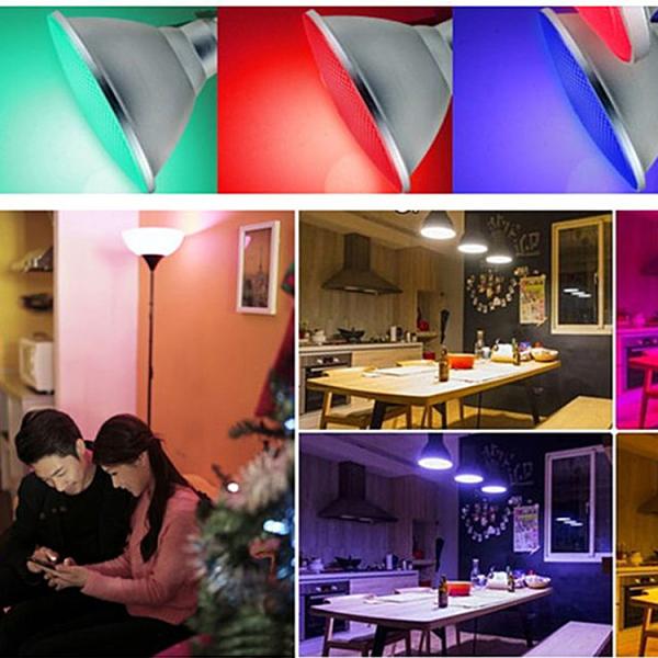 IP65 Waterproof PAR38 15W Color Cover LED Bulb Super Bright CE Landscape Atmosphere Light