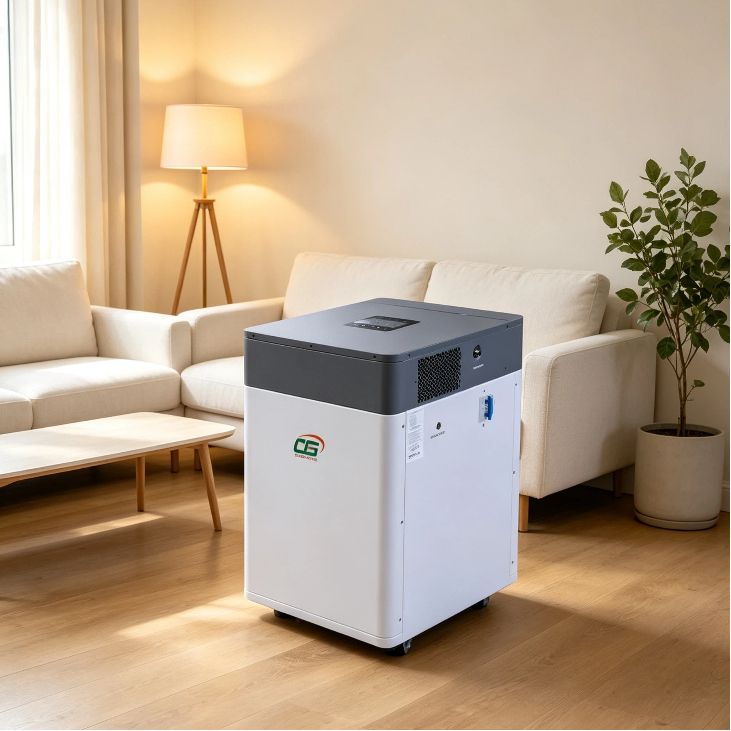 Wholesale 6kW 51.2V 300Ah LiFePO4 All-in-One Hybrid Solar Inverter with Energy Storage Battery for Home Backup Power