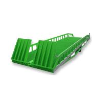 Envase hidráulico azul que carga capacidad de cargamento móvil de la rampa 6000Kg de la yarda