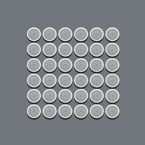 Stainless Steel Etched  0.1mm Thickness Metal Speaker Mesh For Mobile Phones