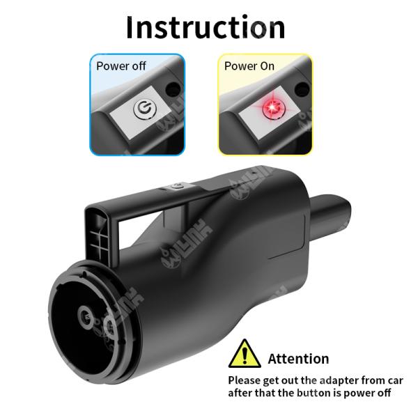 Olink 250A CHAdeMO Adapter Converter DC Fast CHAdeMO Charger CHAdeMO to Tesla Adapter for Nissan Leaf