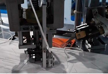 Fully Automatic Medical N95 Mask Making Production Machine  for N95 mask 70-80pcs/min