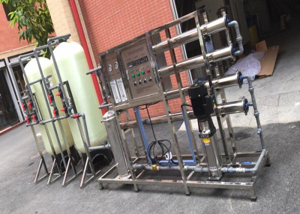 2000LPH RO Water Treatment System Purification Machine For Dairy , Fruit Juice