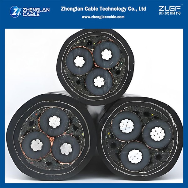 Cost-Effective Aluminum Underground Power Cable 6-35kV XLPE Insulated STA Armored - Medium Voltage Underground Cable
