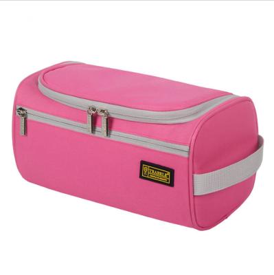 Barrel Shape Round Toiletry Bag Hanging Makeup Organizer Waterproof Travel
