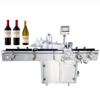 Máquina de rotulagem totalmente automática de posicionamento de rótulos de garrafas redondas