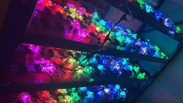 Crystal 3D Pixel LED 3535 Pendant Light For Living Room Decoration
