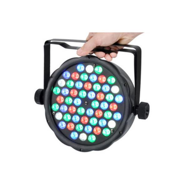 Light Weight 54 X 1w RGBW Dmx LED Par Light With Plastic House CE / ROHS