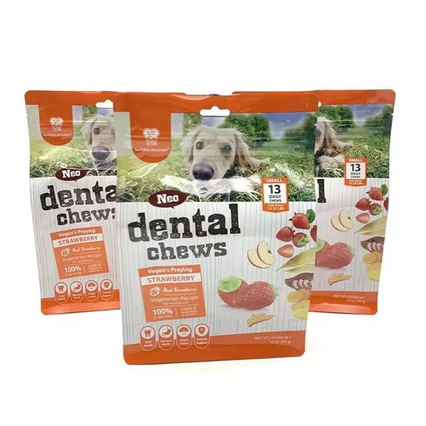 Eight-Side Sealing Retort Plastic Dog Packaging Treat Feed Cat Zip Storage Side Gusset Stand Up Pouch Bag For Pet Food