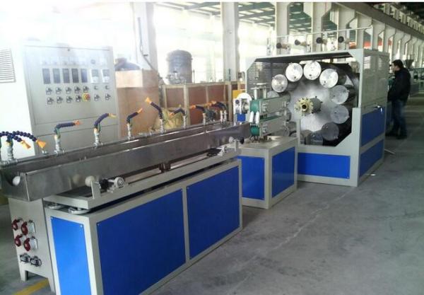 PVC Fiber Reinforcing Soft Pipe Making Machine Double Screw Extruder