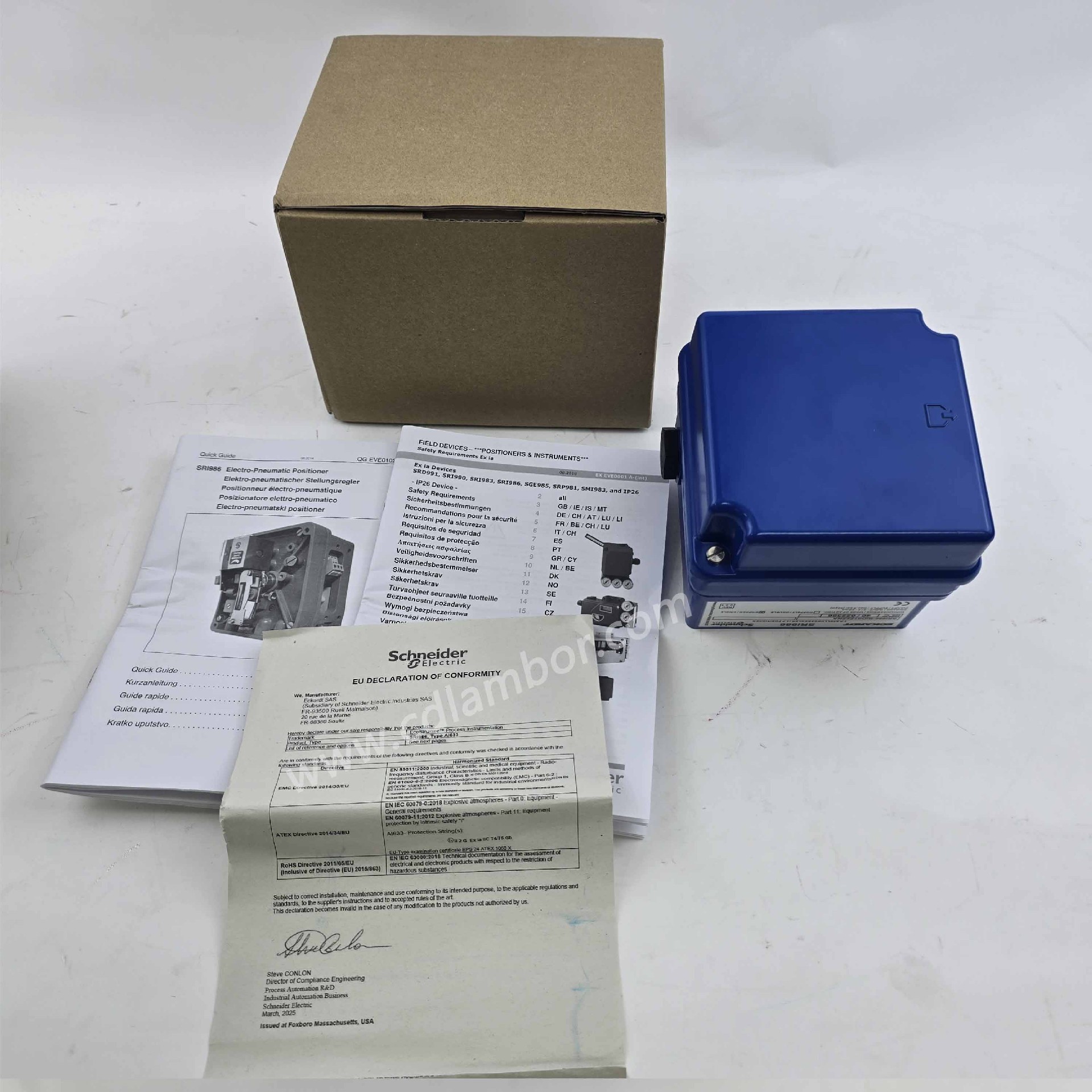 Foxboro SRI986-BIDS7ZZZNA Electro-Pneumatic Positioner Eckardt Single I-P Positioner SRI986 SRP981 S
