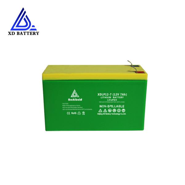 Silk 12V 7Ah LiFePO4 Lithium Ion Battery with Smart BMS Maintenance Free Rechargeable Battery for UPS Solar Backup