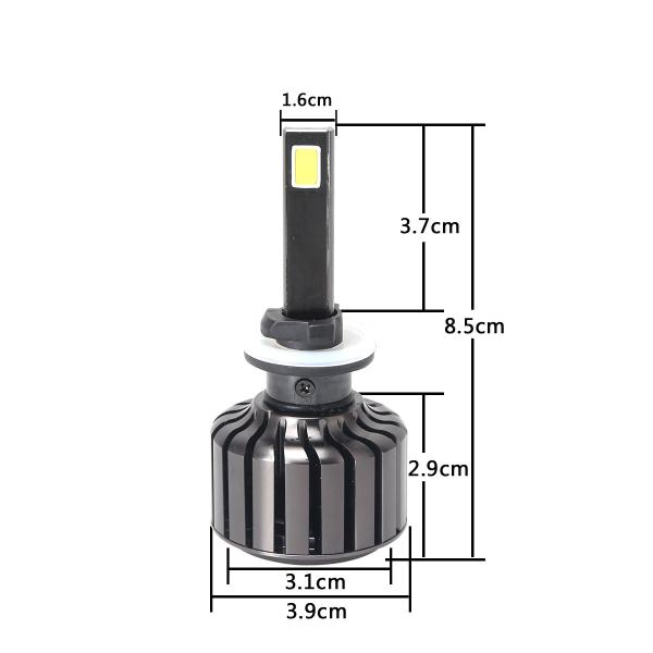 High Brightness 30watt Car LED Headlights Single Beam White Color