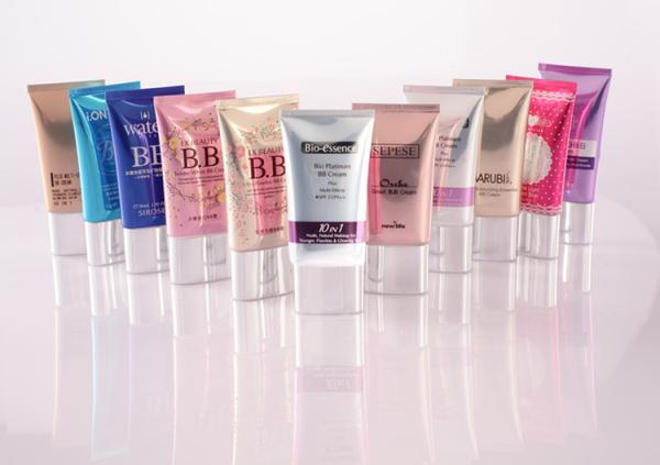 Tubo oval liso, tubos cosméticos da estratificação de ABL CAL para o creme do BB