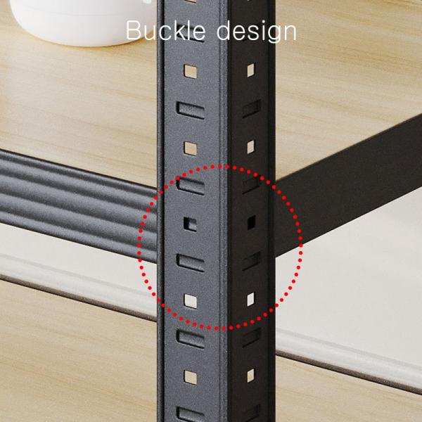 Storage Shelves Adjustable Garage Shelving Heavy Duty Metal Utility Rack Unit for Warehouse Pantry Kitchen