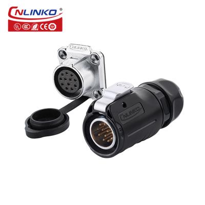 IP68 Waterproof Fast Connectors LP 20 Indoor Led Module 2 Pin to 12 Pin Male and Female Electrical Connector