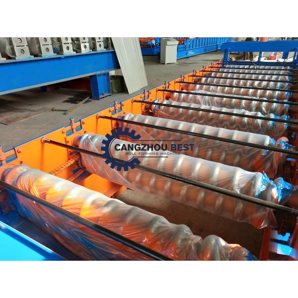 PPGI Chain Driven Electric 3KW Roofing Sheet Roll Forming Machine