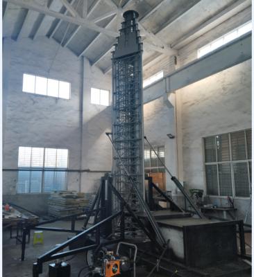 35m Telecom Tower Cell Site On Wheels Motorized Lattice Tower Portable COWs With Shelters
