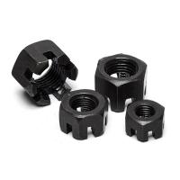 Finitura simples de dente fino Blossom Nuts Din935 Extra Large Outer Hexagonal Slotted Nuts
