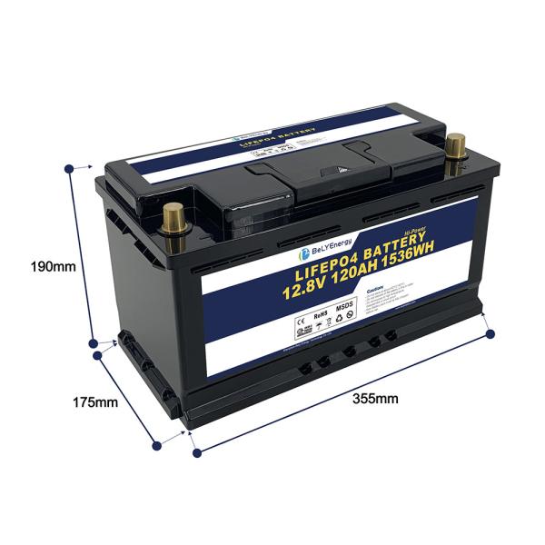 bateria de lítio do caminhão de 12V 120Ah