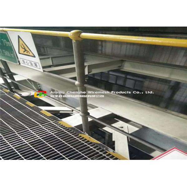 Welded Serrated Steel Bar Grating , Various Size Galvanized steel Grating