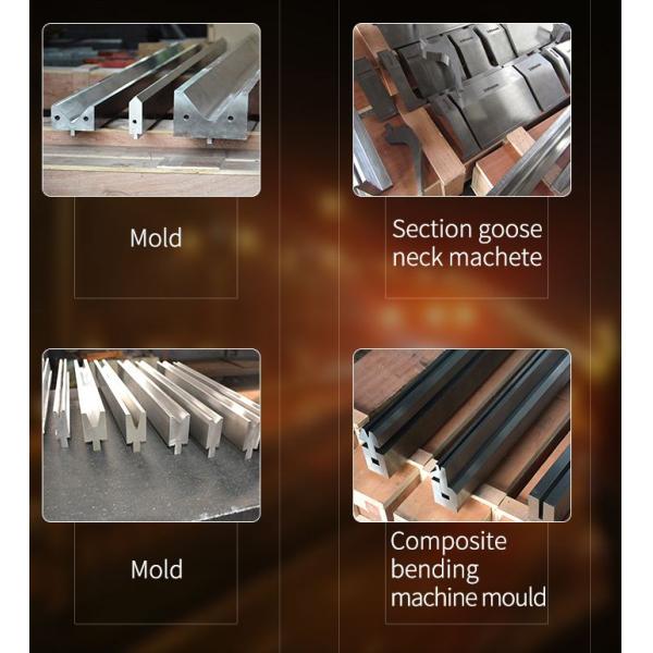 Bending Machine Tooling 6m Long Press Brake Punching Die Heat Treatment 60HRC