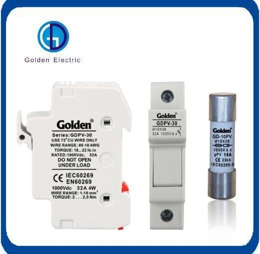 IP20 Protection Degree Solar PV Fuse Link Holder 1000V DC for Customized Request